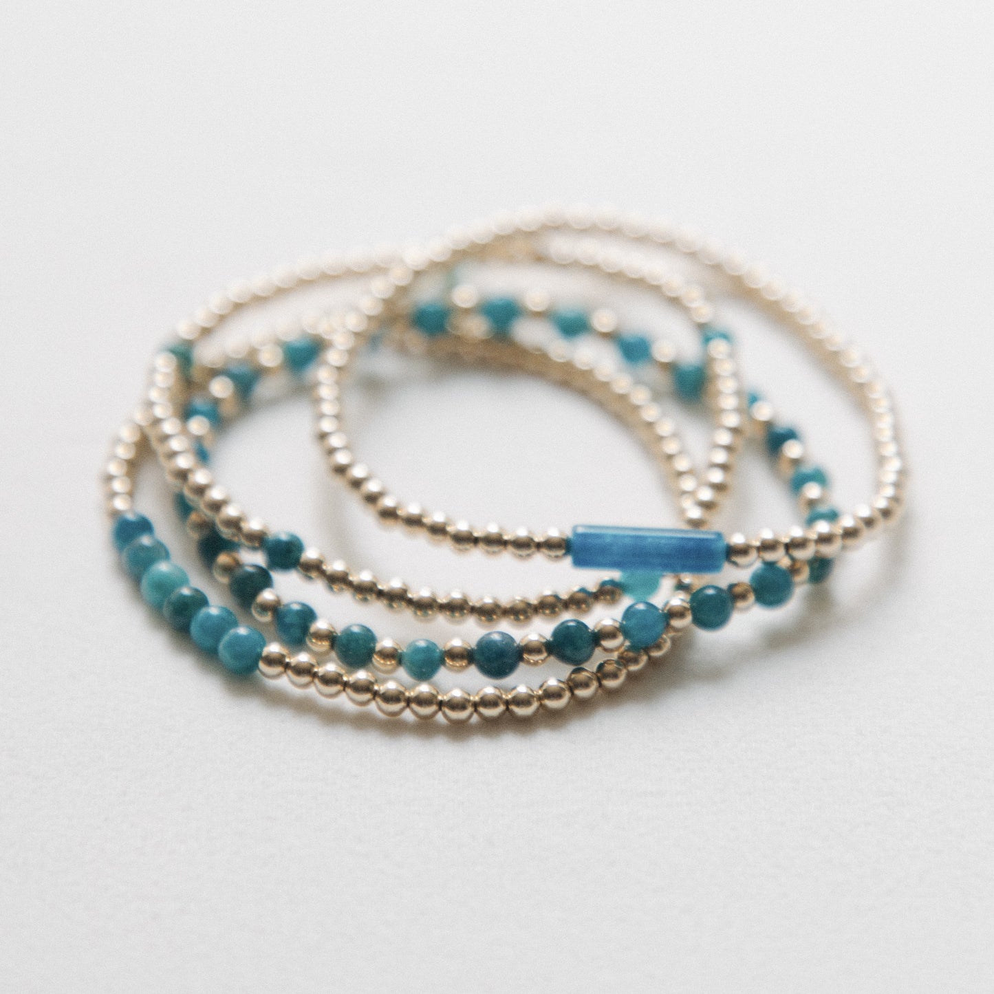 Apatite - Tube Bracelet