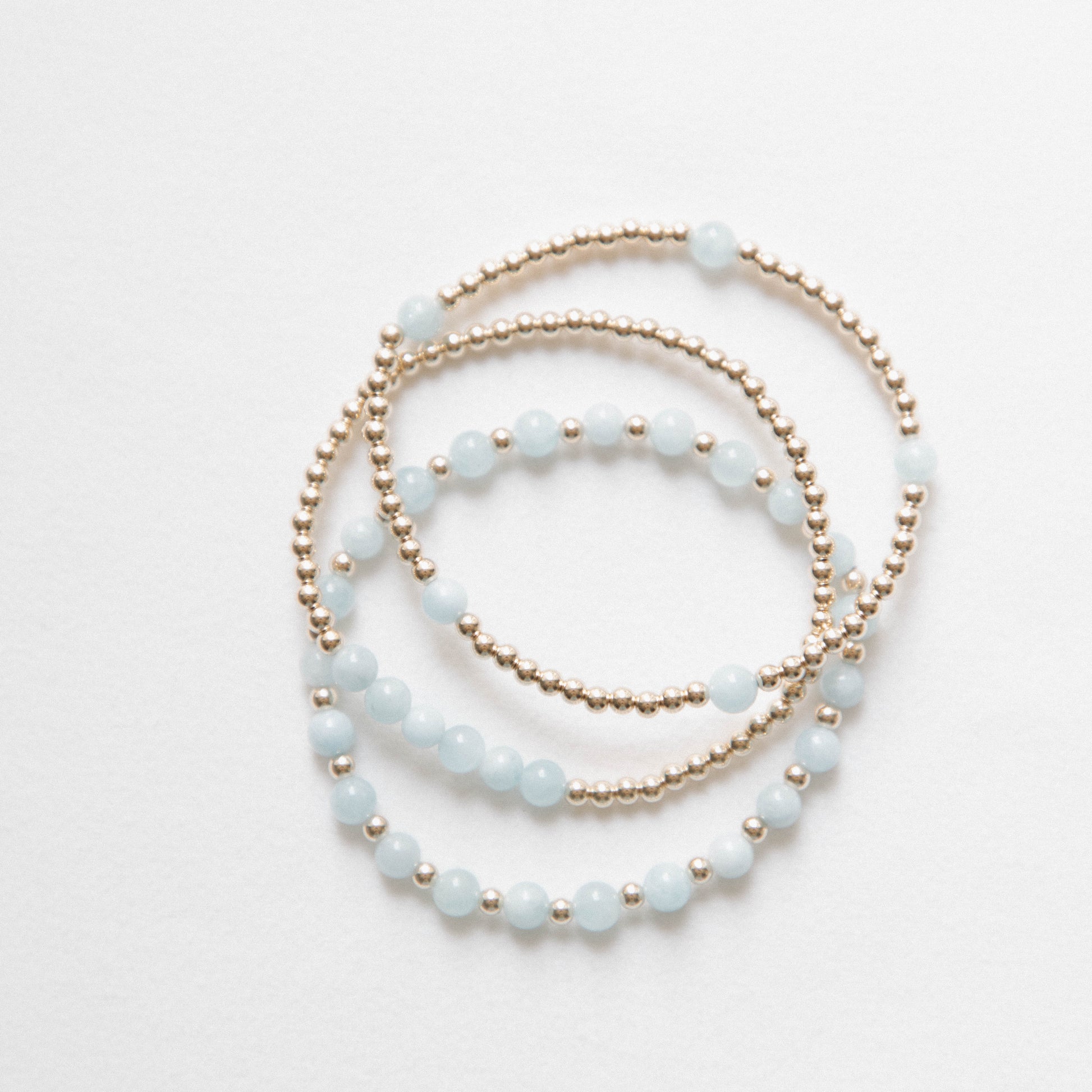 laguna bohemia aquamarine journey bundle stack bracelets
