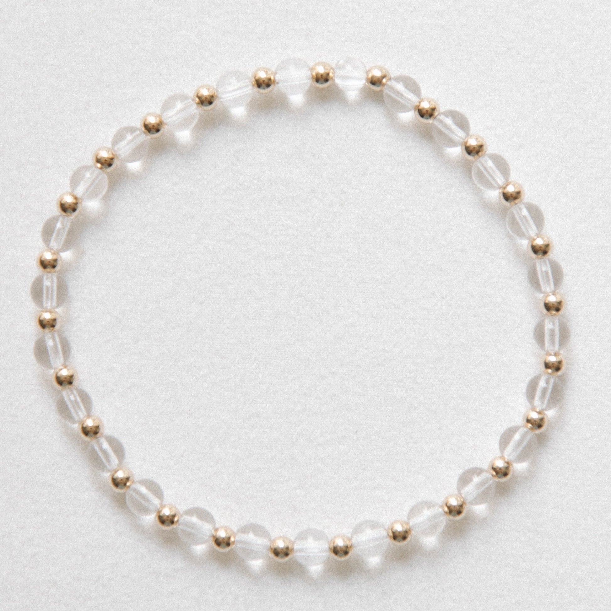 laguna bohemia Clear Quartz intentions bracelet