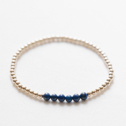 laguna bohemia Lapis Lazuli - path Bracelet