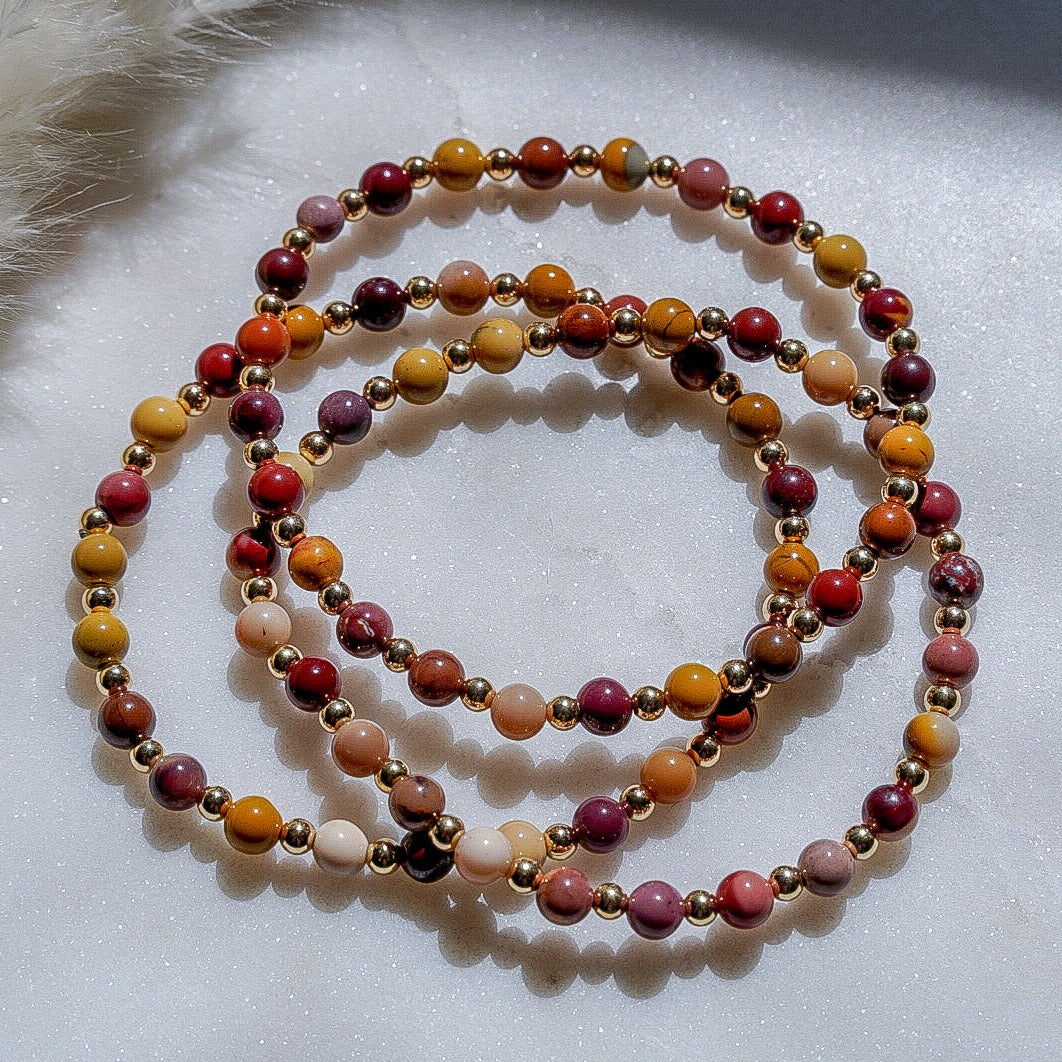Mookaite Intentions Bracelet
