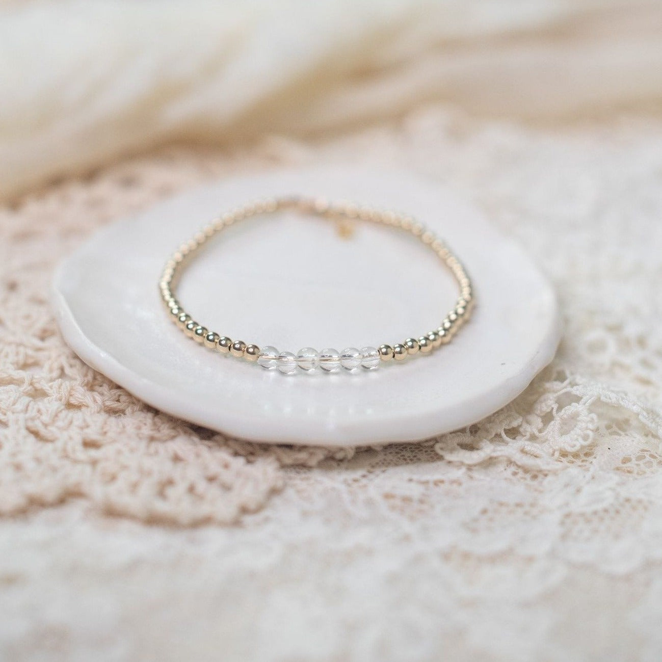 Clear Quartz Bracelet - Path