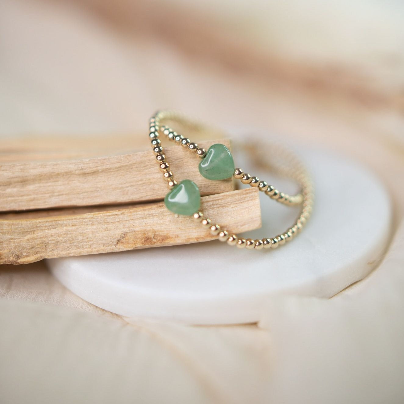 Aventurine Bracelet - Heart