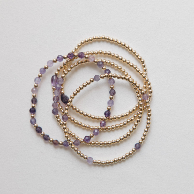 Amethyst bracelets fro Laguna Bohemia