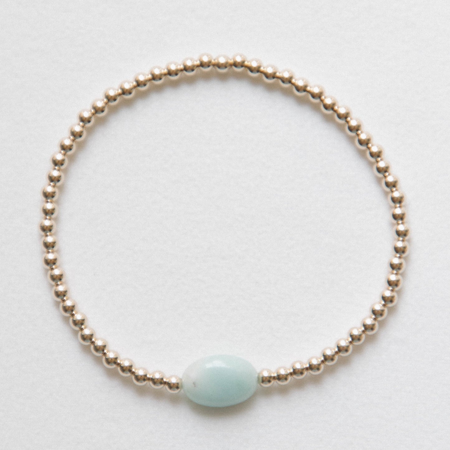 amazonite oval centered bracelet lagauna bohemia