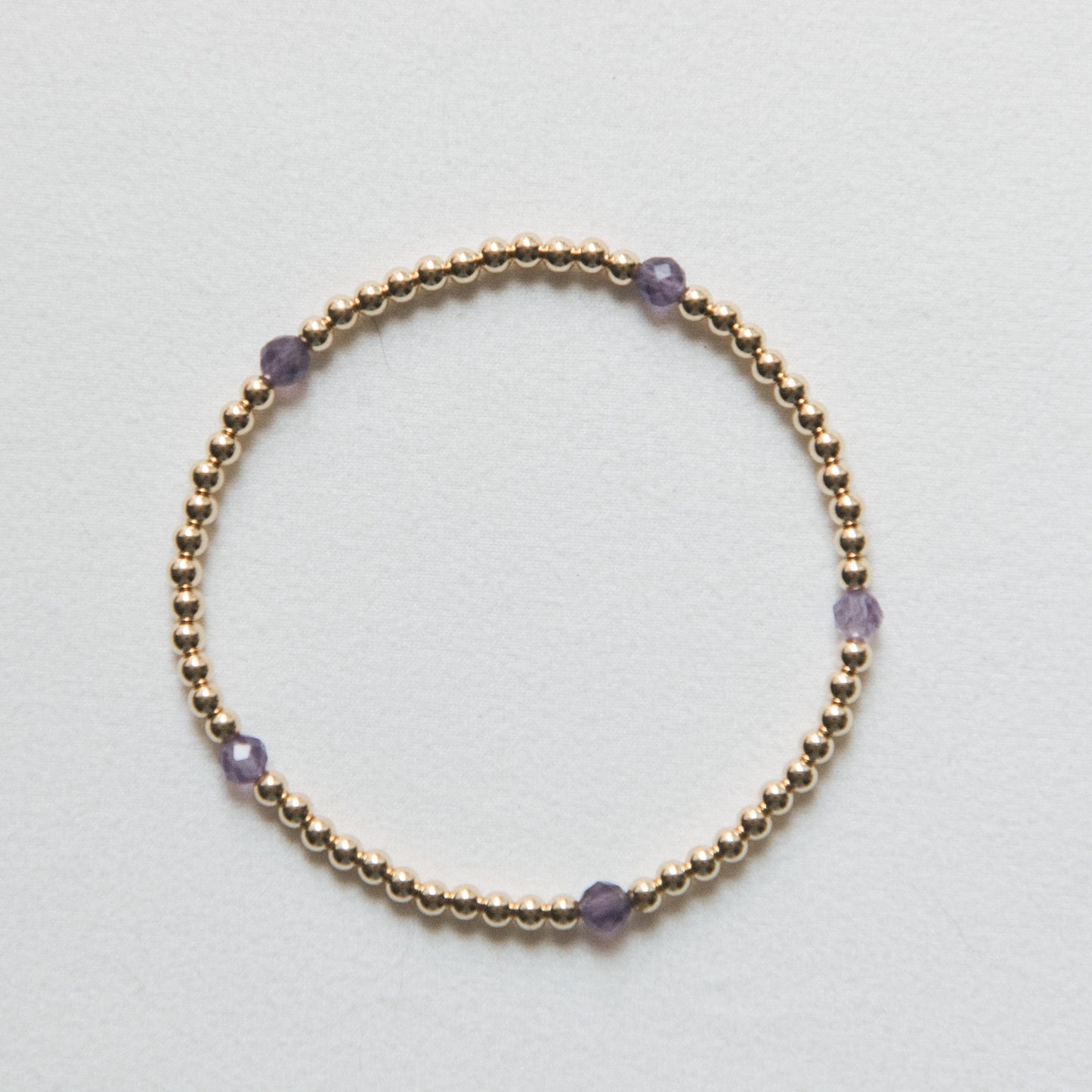 Amethyst - Connect the Dots Bracelet