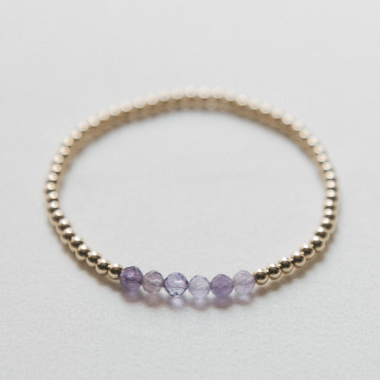 amethyst path bracelet 