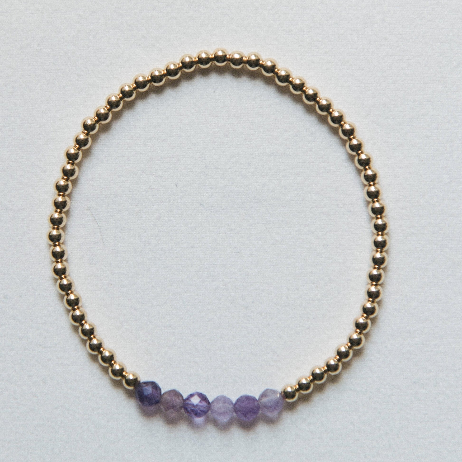 amethyst path bracelet 