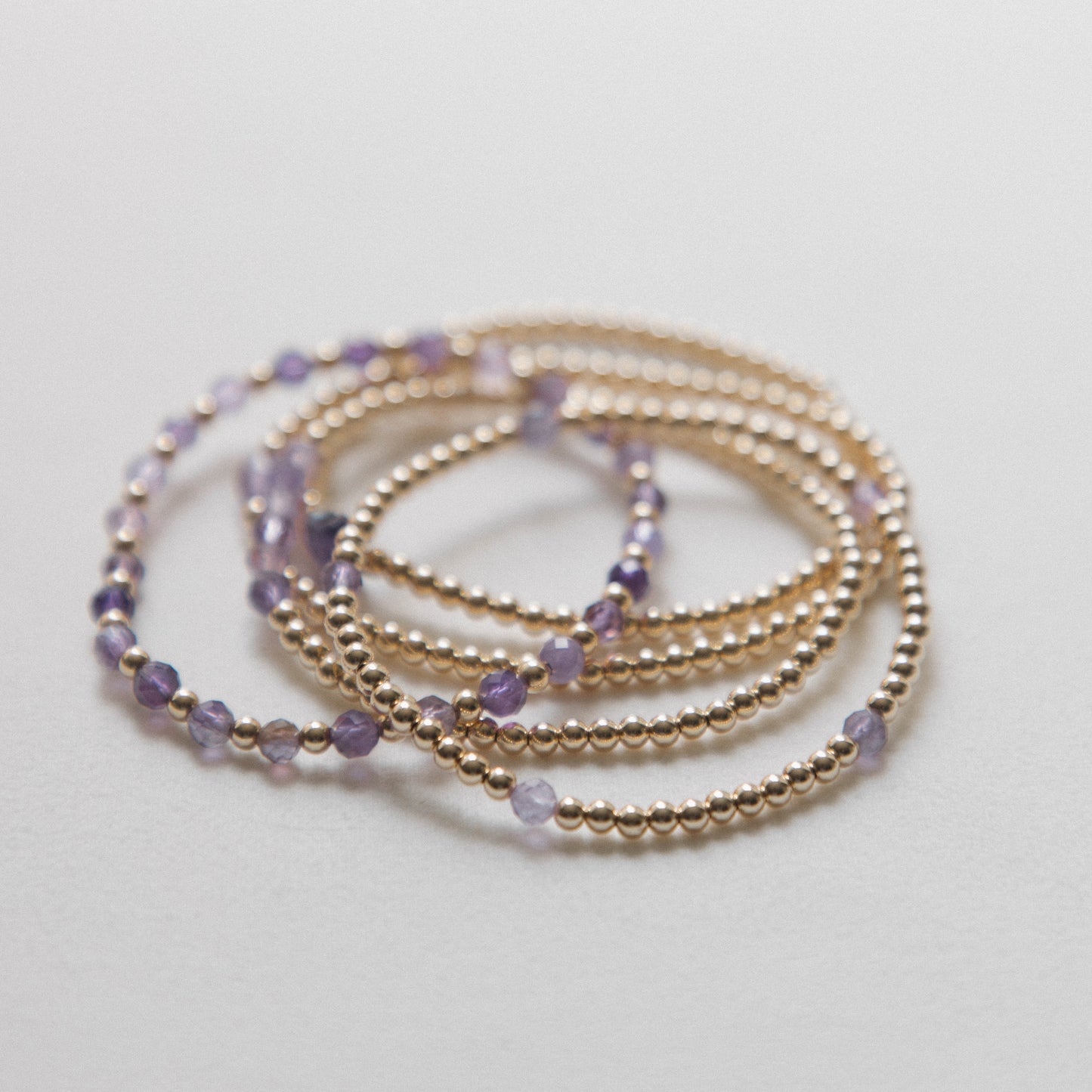 Amethyst - Connect the Dots Bracelet