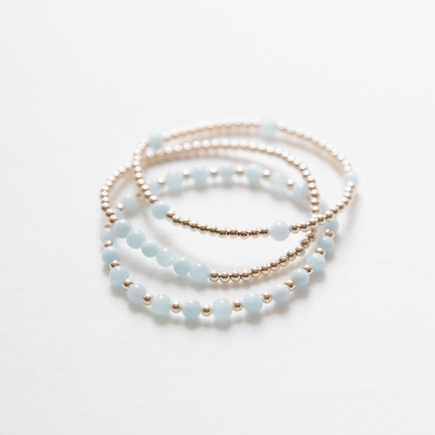 laguna bohemia aquamarine journey bundle stack bracelets