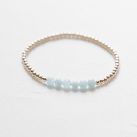 laguna bohemia aquamarine path bracelet
