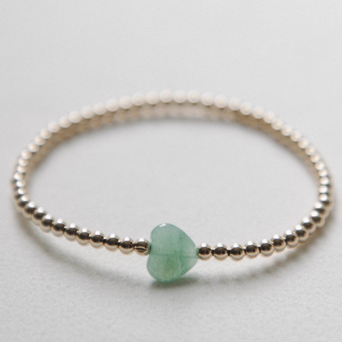 aventurine heart bracelet laguna bohemia