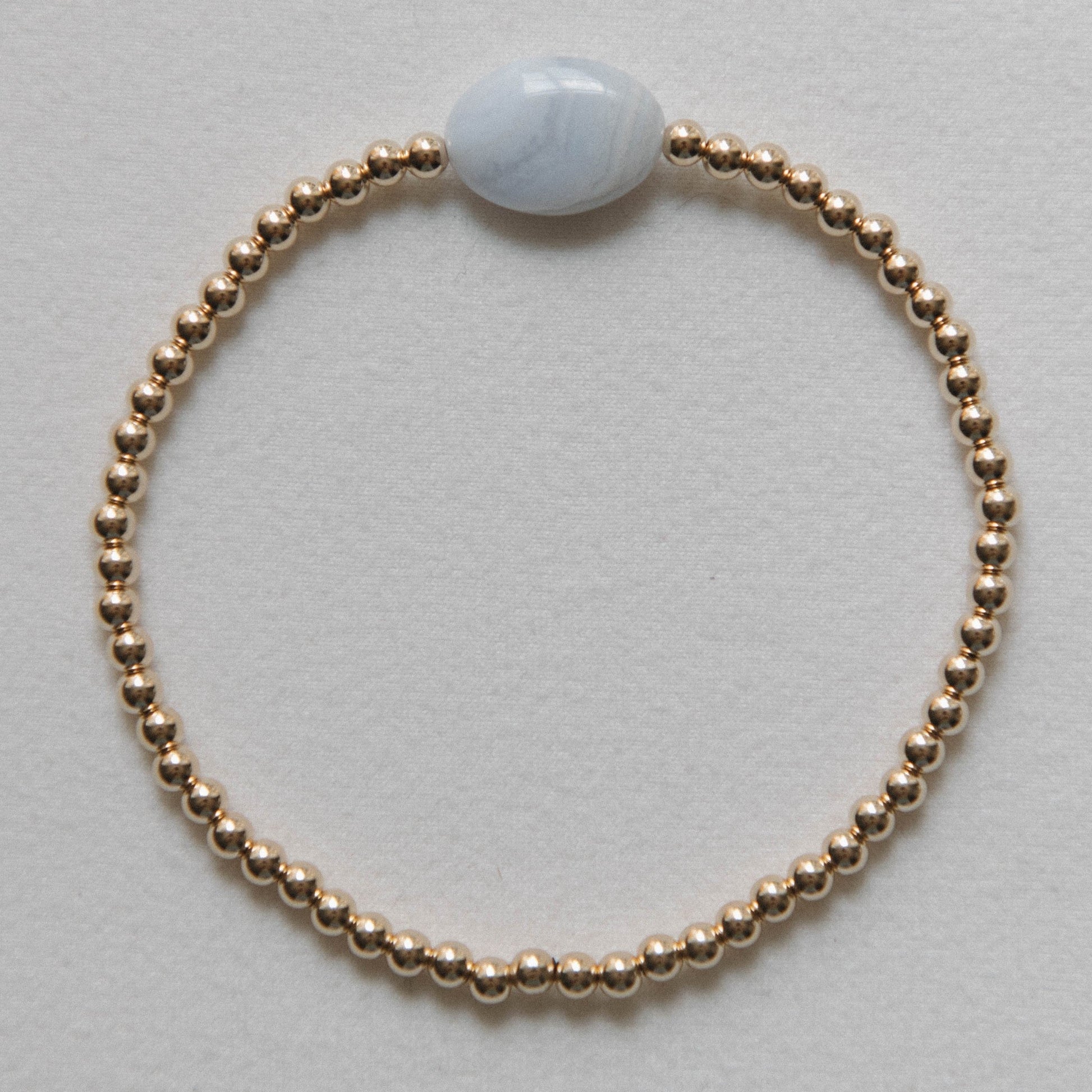 blue lace agate oval centered bracelet laguna bohemia