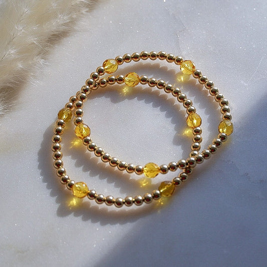 Citrine - 4mm Bracelet