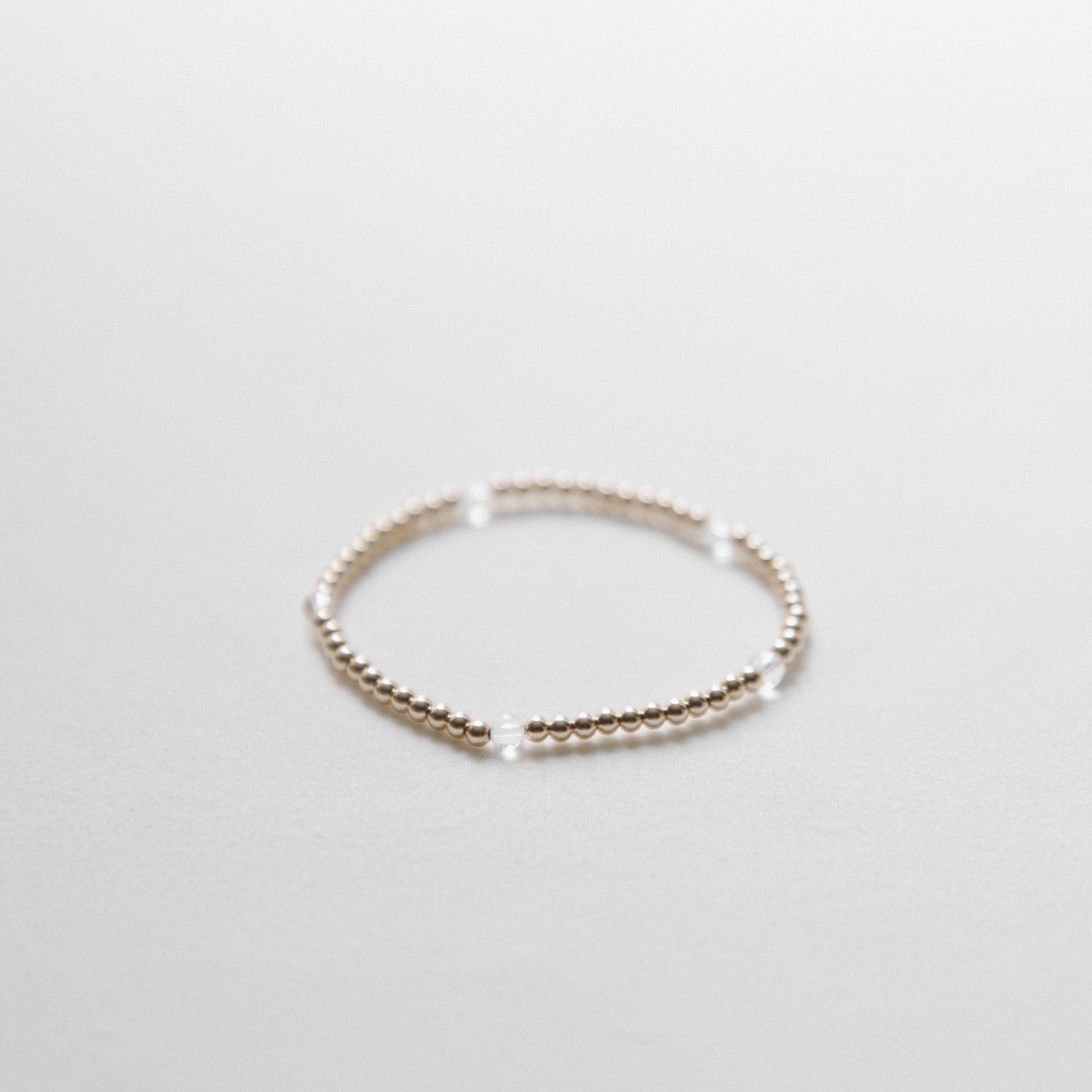 laguna bohemia Clear Quartz bracelet stack