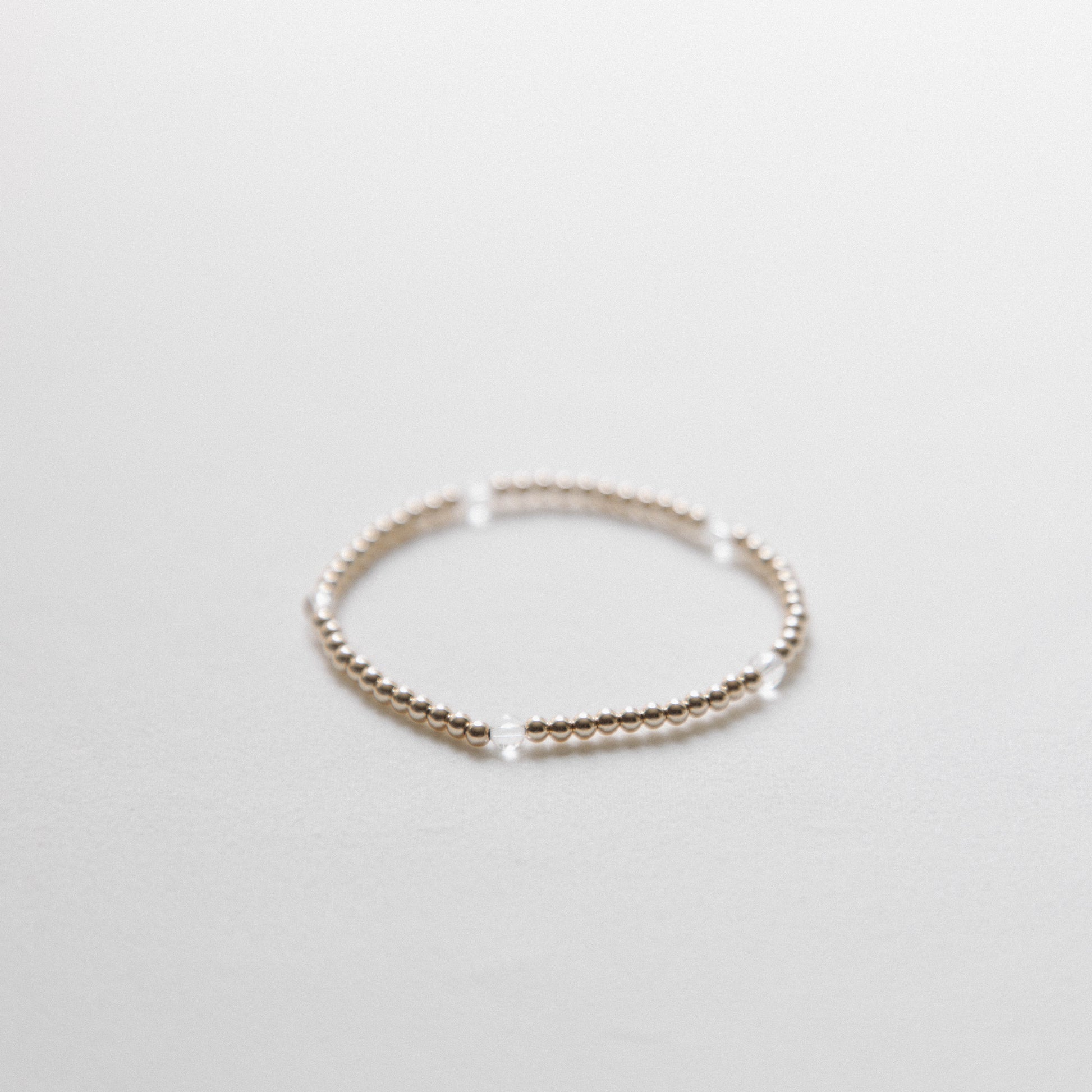 laguna bohemia Clear Quartz bracelet stack