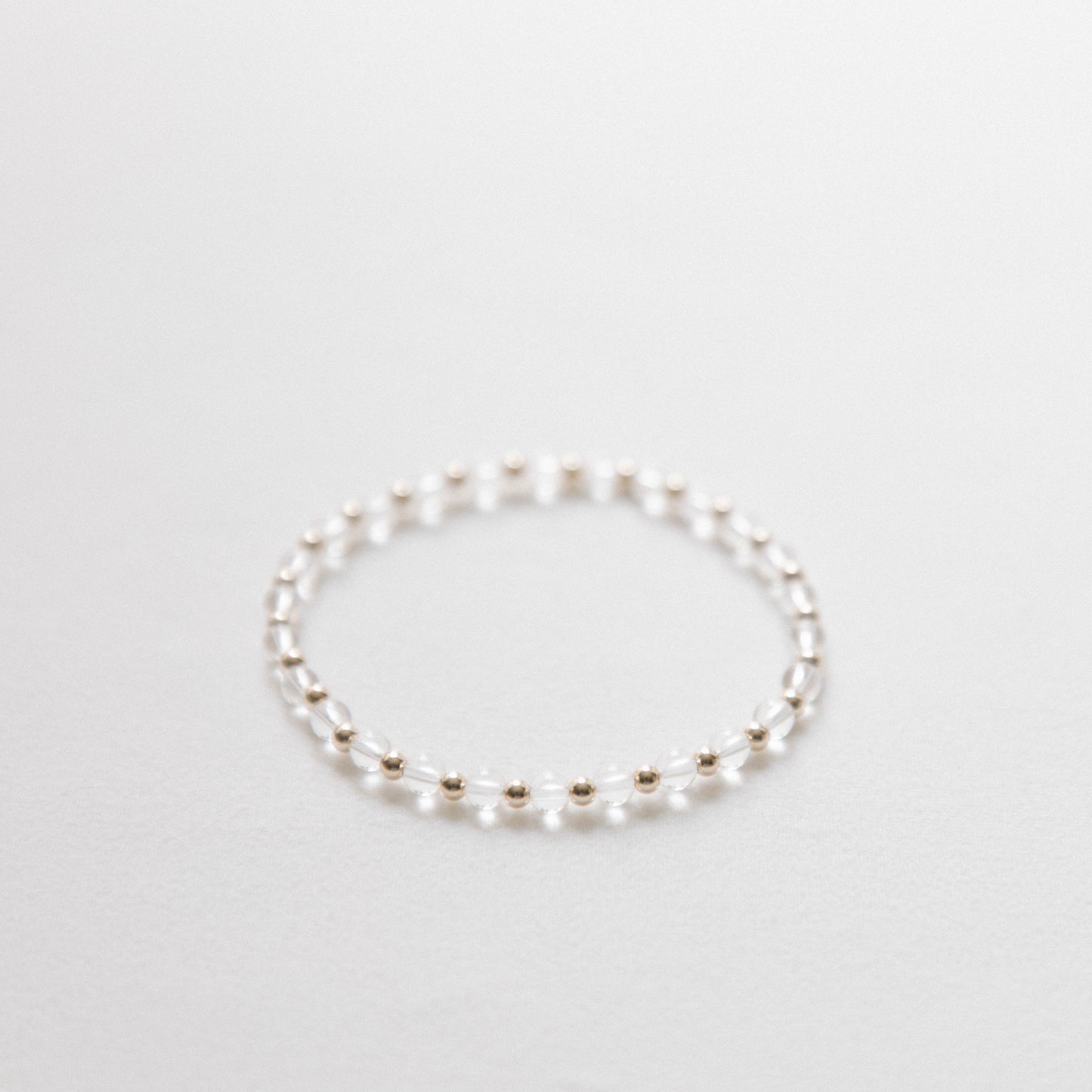 laguna bohemia Clear Quartz bracelet stack