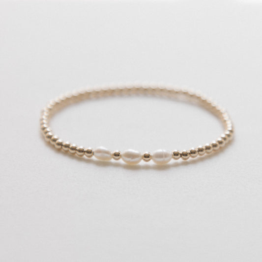 Fresh Water Pearl - Trio Bracelet