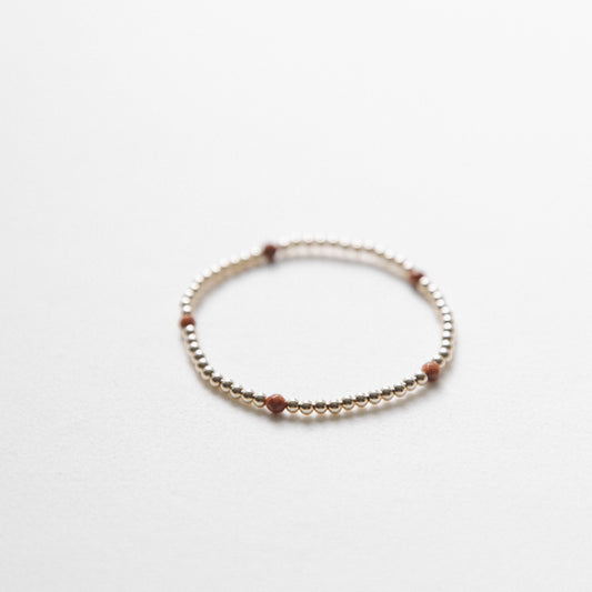 Goldstone - Connect the Dots Bracelet