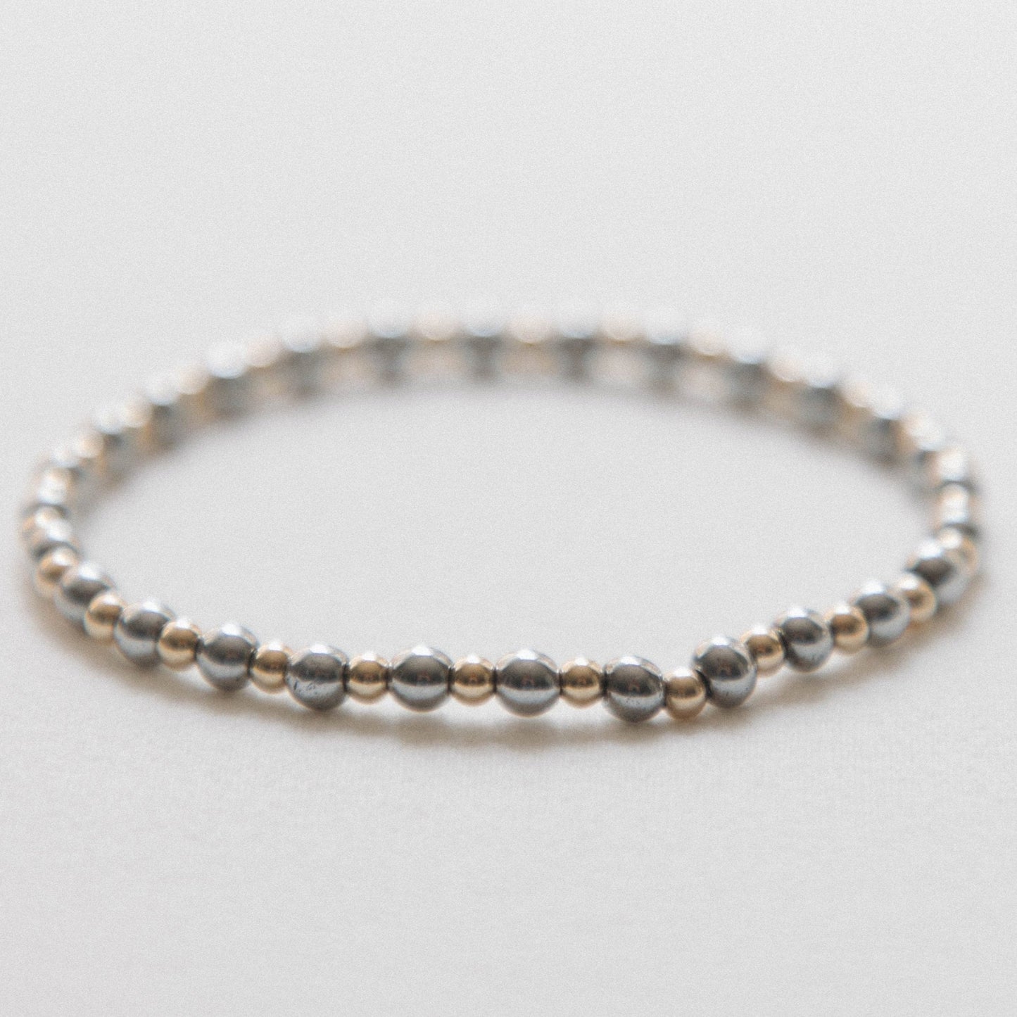 Hematite Silver - Intentions Bracelet