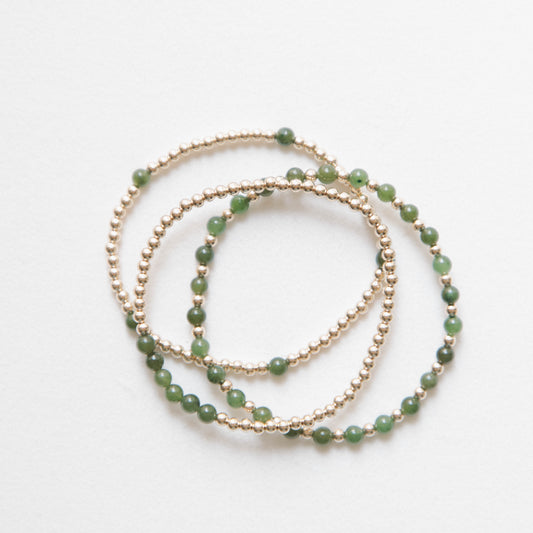 Jade - Journey Stack - 3 Bracelet Set