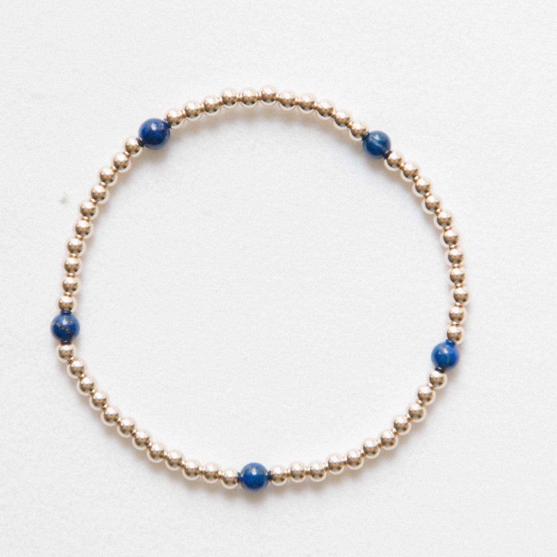 laguna bohemia Lapis Lazuli - connect the dots Bracelet