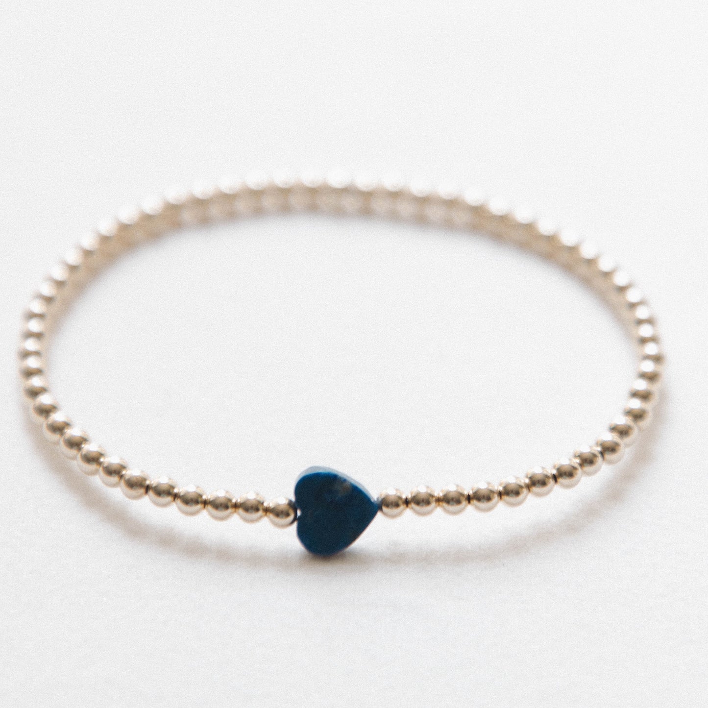 laguna bohemia Lapis Lazuli - Heart Bracelet