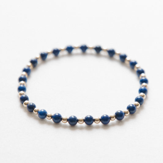 laguna bohemia Lapis Lazuli - intentions Bracelet