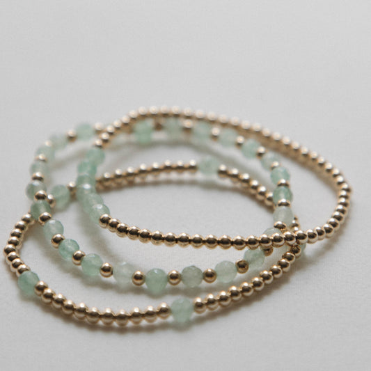 aventurine bracelet journey stack laguna bohemia