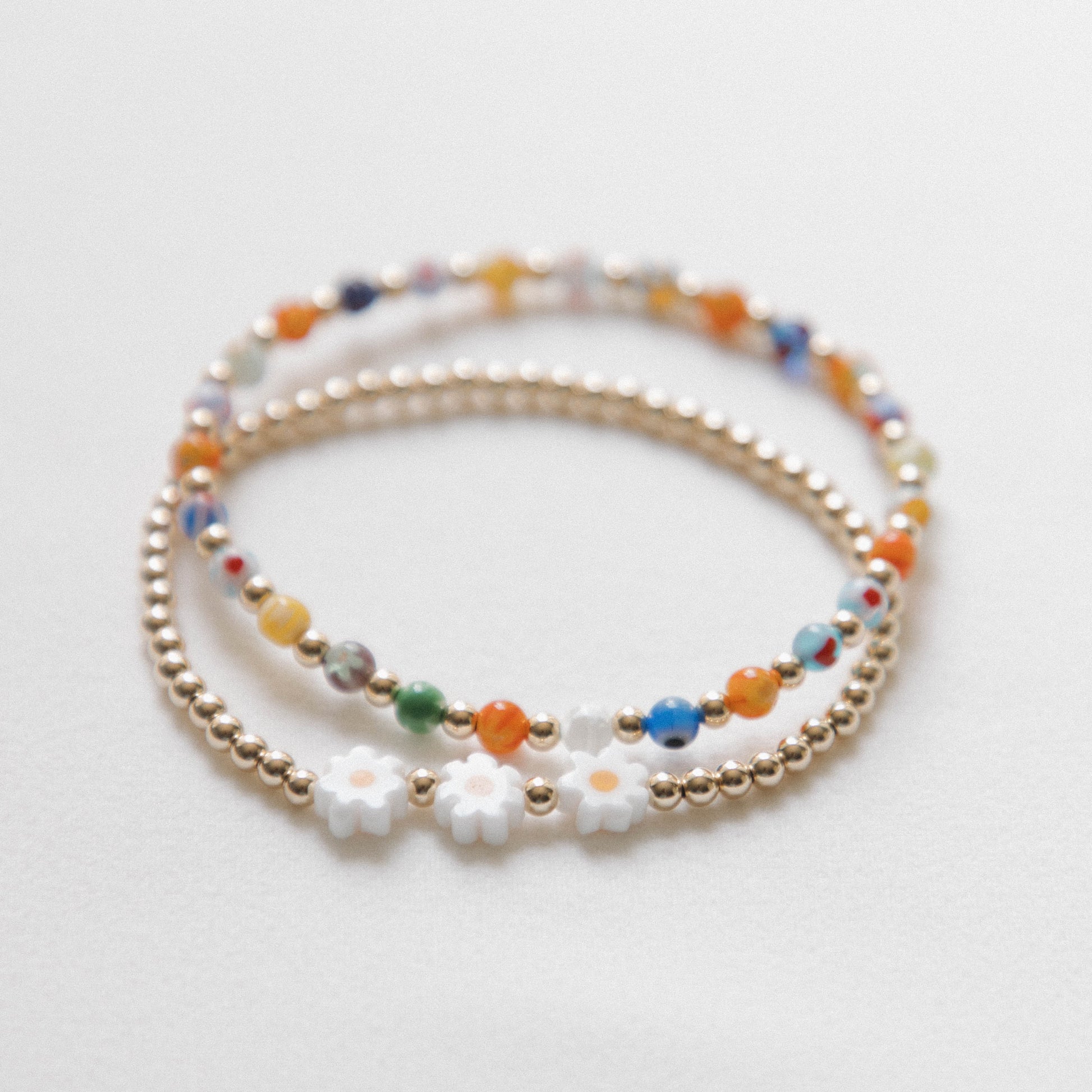 Millefiori Daisies bracelet