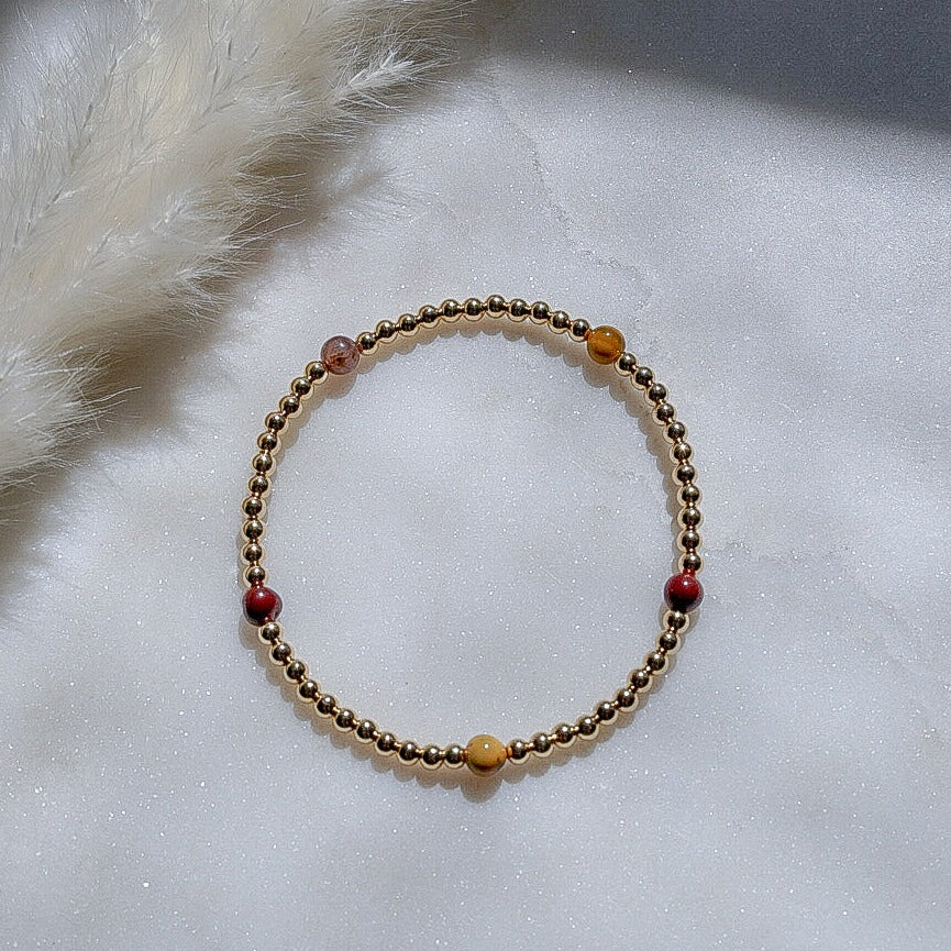 Mookaite - Connect the Dots Bracelet