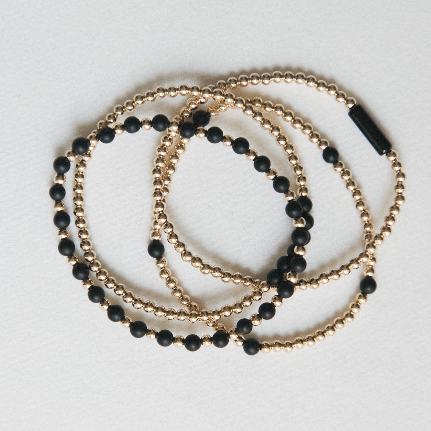 Onyx - Journey Stack - 3 Bracelet Set