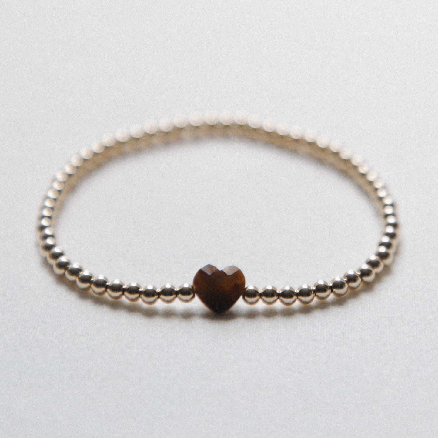 laguna bohemia Tiger's Eye - heart Bracelet