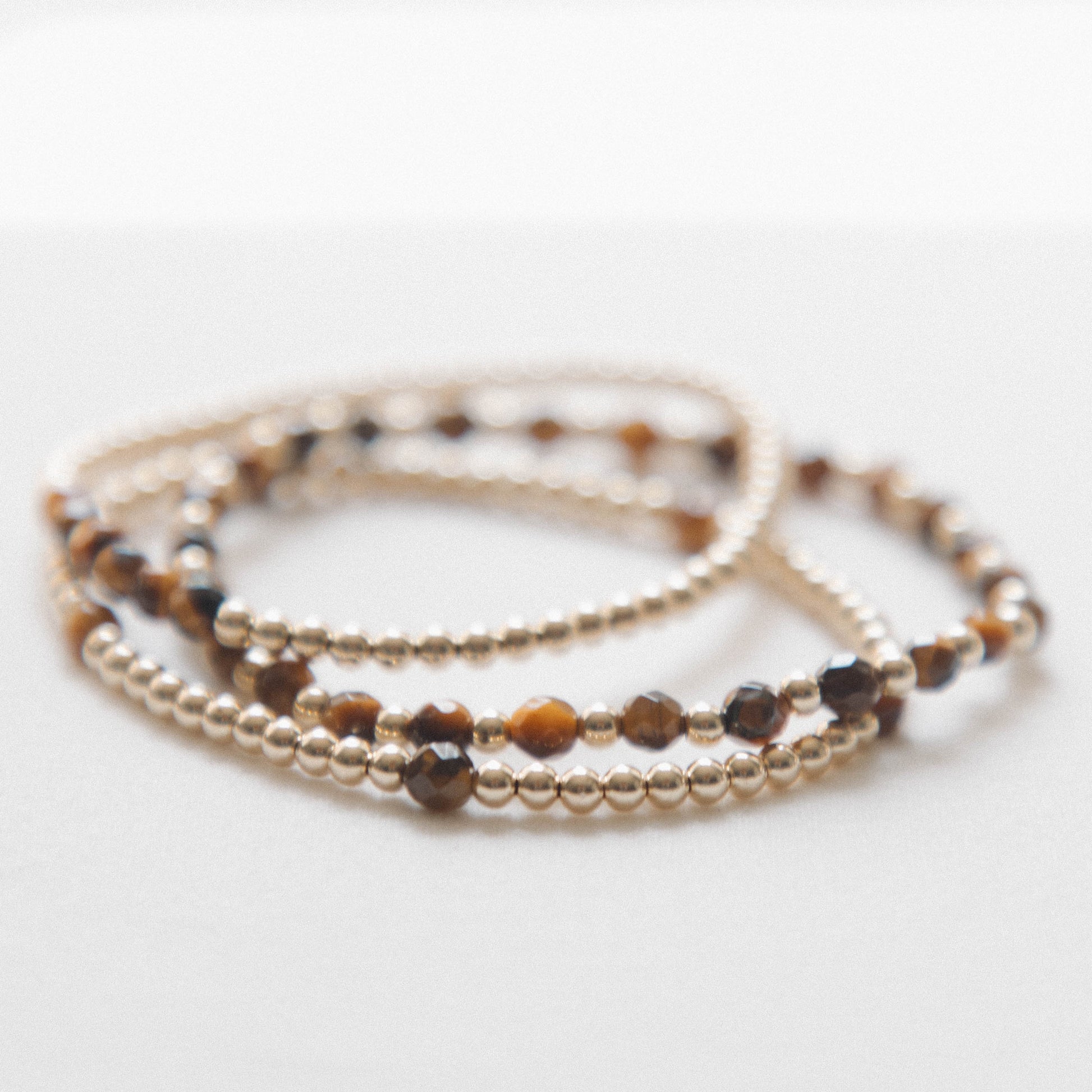 Tiger's Eye Journey Bundle - 3 Bracelet Stack Set laguna bohemia