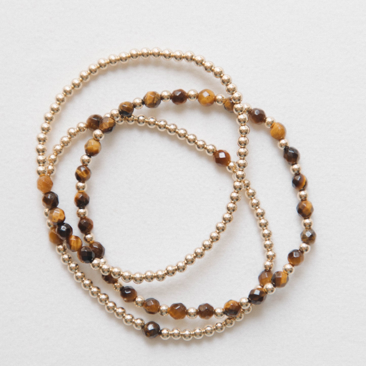 Tiger's Eye Journey Bundle - 3 Bracelet Stack Set laguna bohemia