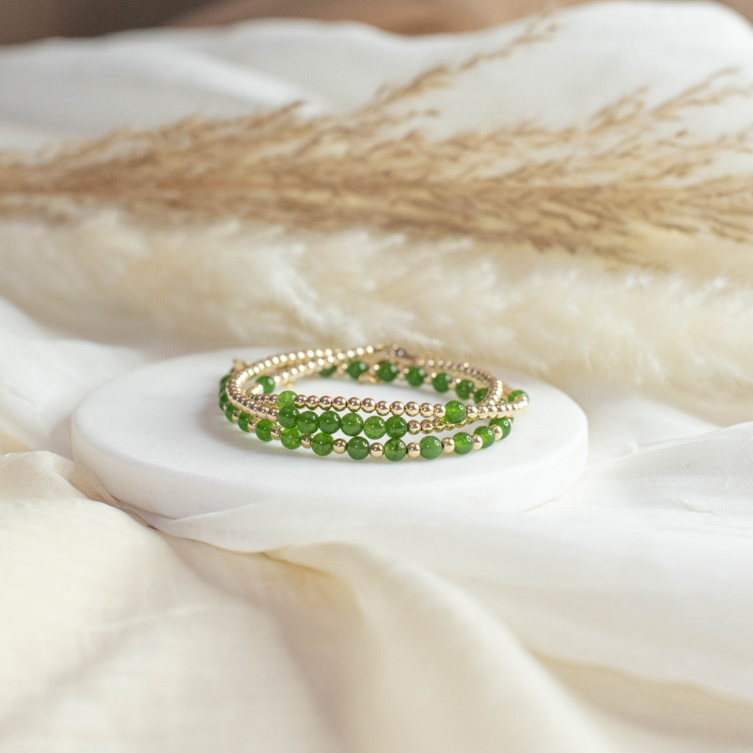 Jade Bracelet - Stacked