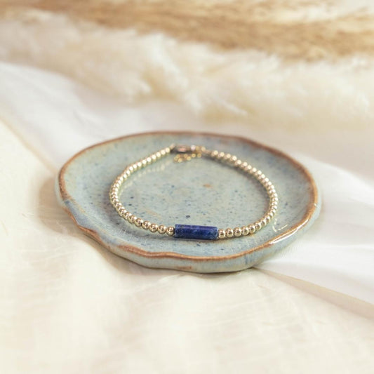 Lapis Lazuli Bracelet - Centered