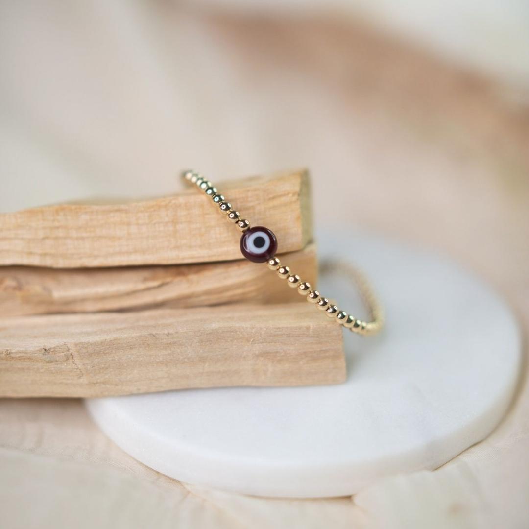 Glass Evil Eye Bracelet